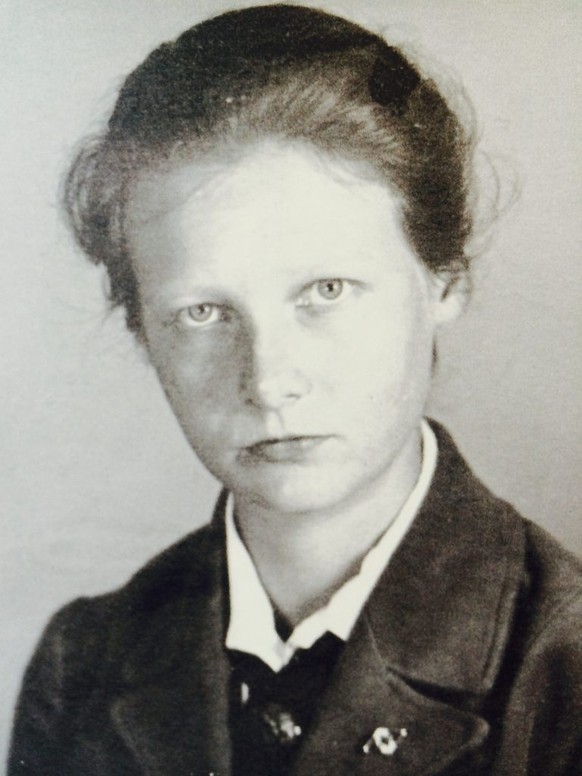 Herta Oberheuser als junge Frau. Sie war die einzige Frau, die am Nürnberger Ärzteprozess angeklagt und verurteilt wurde.