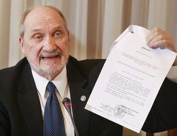 Polens Verteidigungsminister Antoni&nbsp;Macierewicz.