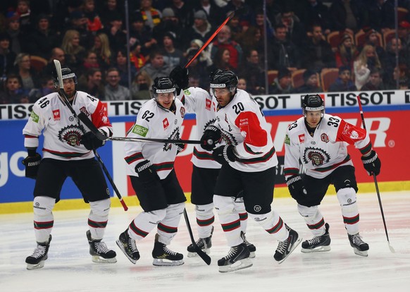 Jubel bei Frölunda: Die Schweden sind das treffsicherste Team der Champions League.