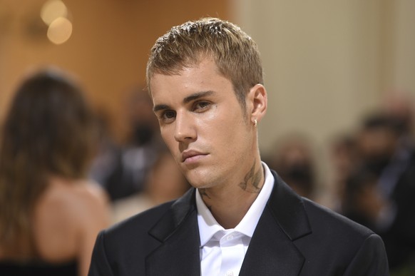 Justin Bieber attends The Metropolitan Museum of Art&#039;s Costume Institute benefit gala celebrating the opening of the &quot;In America: A Lexicon of Fashion&quot; exhibition on Monday, Sept. 13, 2 ...