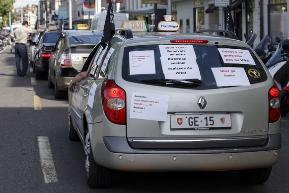 Der Verkehr in Genf kam zeitweilig zum Erliegen.