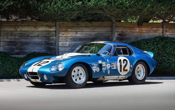 1964 Shelby Cobra Daytona Coupe
https://www.goodingco.com/lot/1964-shelby-cobra-daytona-coupe