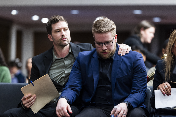 Brent (links) und Luke Ganger, die Brüder der in Minneapolis getöteten Renée Nicole Good.