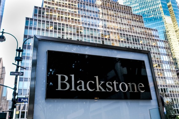 Blackstone, NYC, USA New York City, USA. 15th, October 2025. The American alternative investment management company Blackstone in New York City. United States of America, New York, New York City PUBLI ...