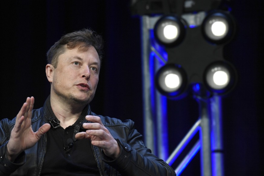 FILE - Tesla and SpaceX Chief Executive Officer Elon Musk speaks at the SATELLITE Conference and Exhibition in Washington. Musk won&#039;t be joining Twitter&#039;s board of directors as previously an ...