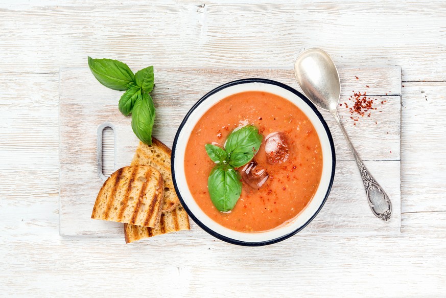 gazpacho tomatensuppe spanien spanisch suppe tomaten gemüse essen food