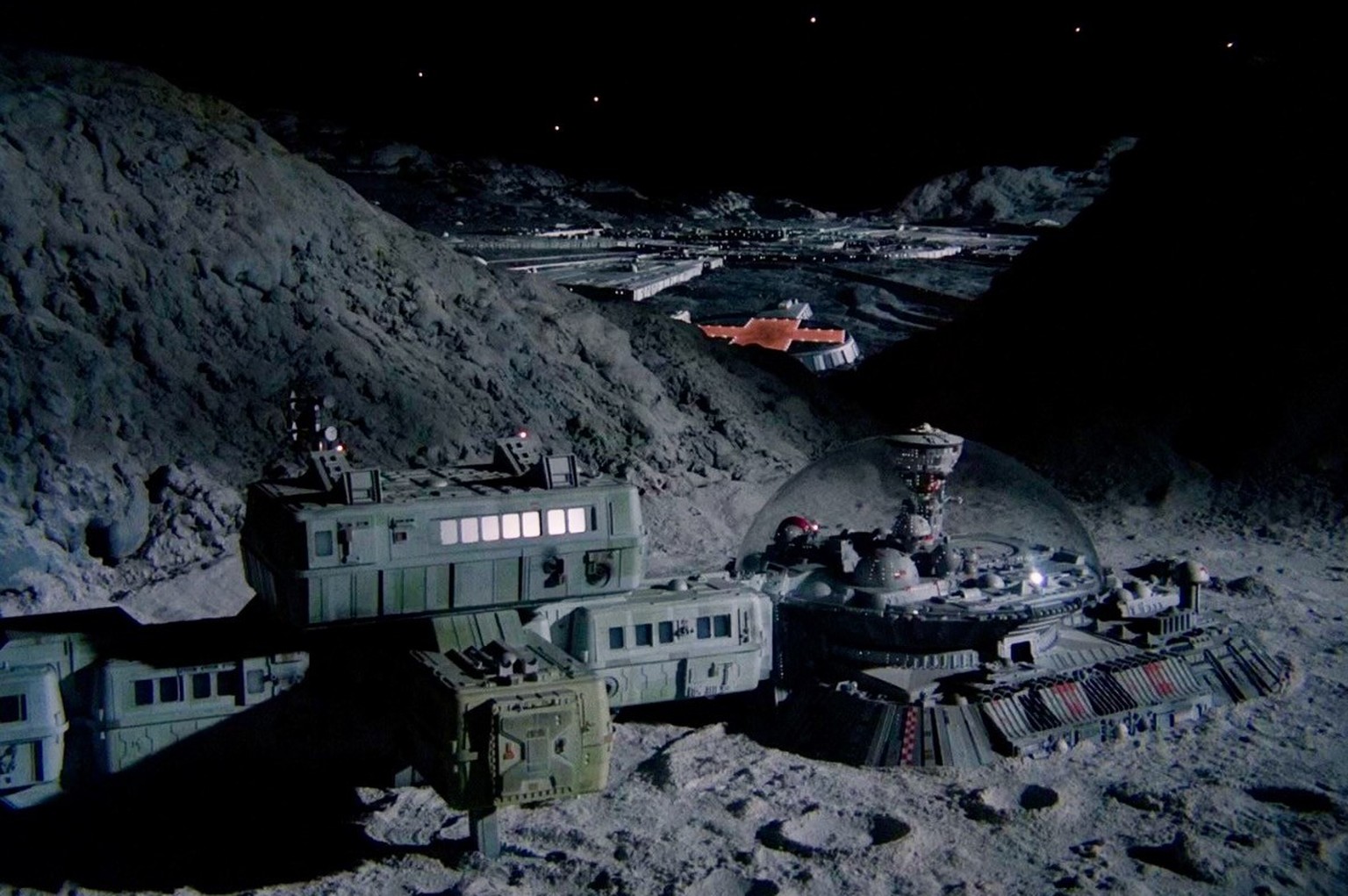 Space: 1999 - Lunar Base 1 
https://catacombs.space1999.net/