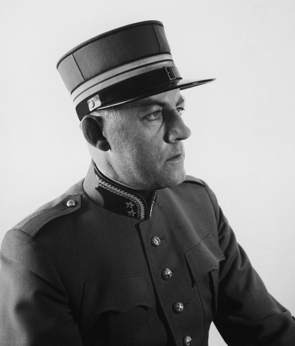 Portrait von Oberstleutnant Roger Masson, Sektionschef im Generalstab, aufgenommen im Jahr 1936 in Bern.