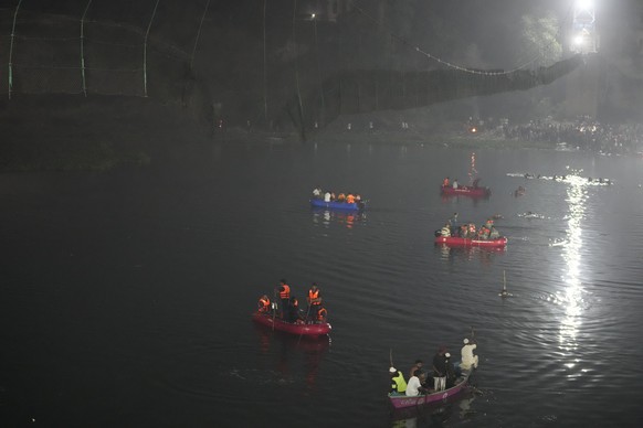 Rescuers searched late into the night for other possible victims.