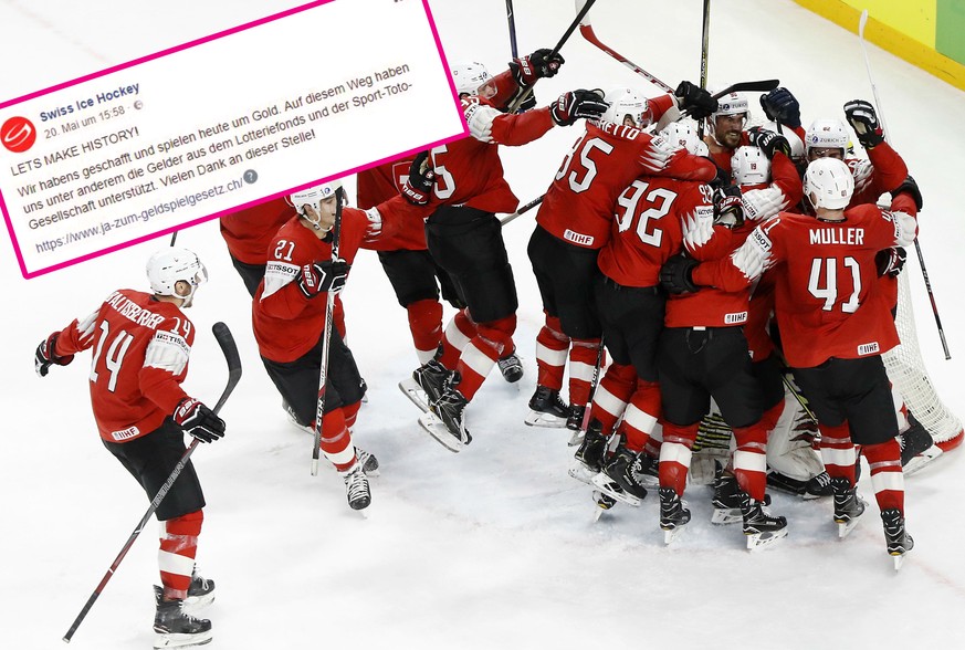 «Politischer Missbrauch» – Hockey-Verband nutzt WM-Erfolg im Kampf für das Geldspielgesetz
