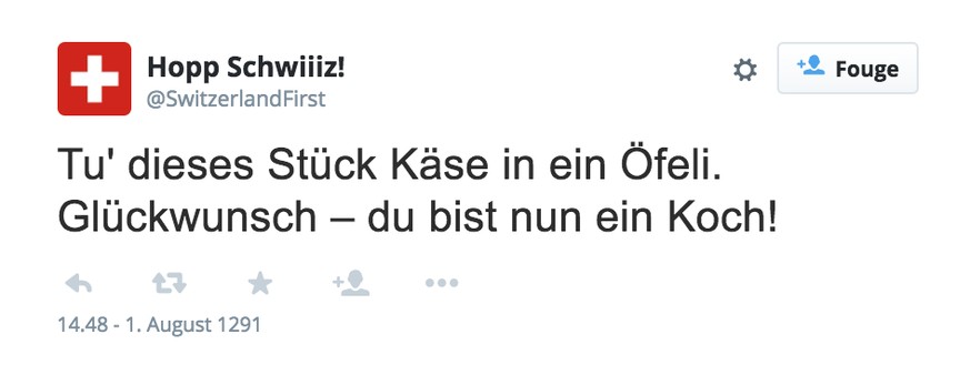 fake food tweet schweiz