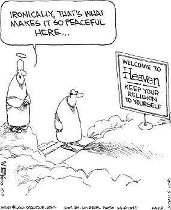 13 lustige und traurige Cartoons über das Leben, die uns zum Nachdenken bringen
Aus Wiley Millers Comic Strip &quot;Non Sequitur&quot;. :-)