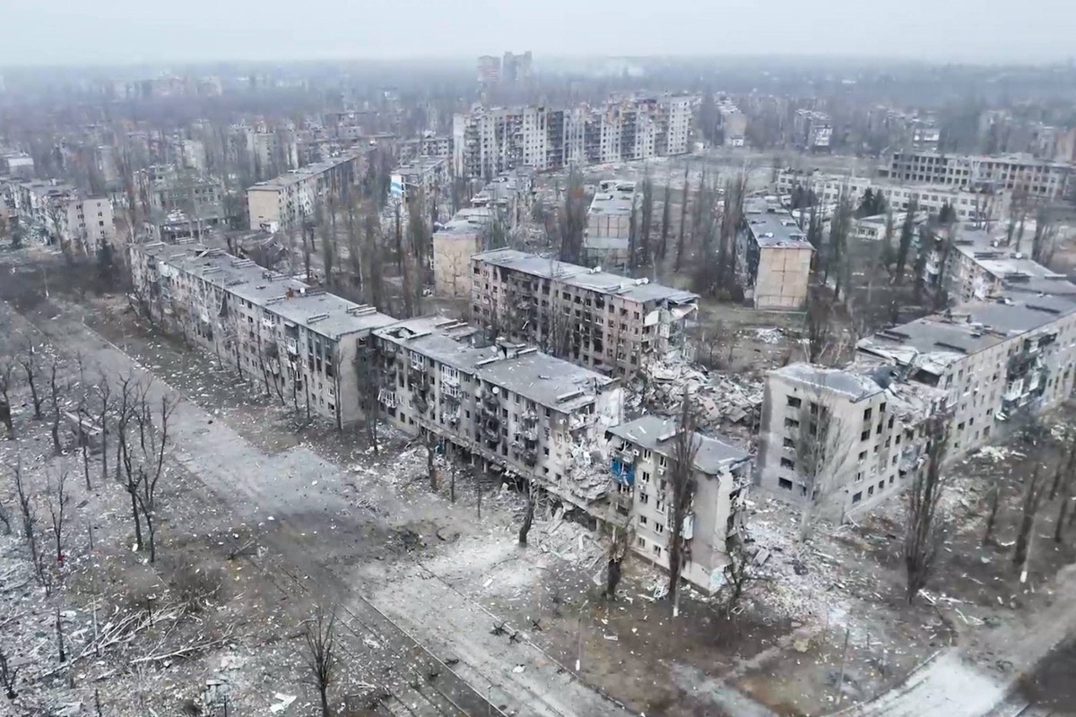 Ce qui reste de la ville d'Avdiïvka.
