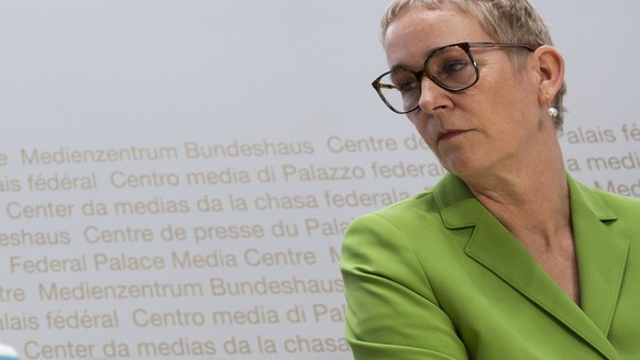 Manuel Bessler, stellvertretender Direktor, Delegierter des Bundesrates fuer humanitaere Hilfe, Direktion fuer Entwicklung und Zusammenarbeit DEZA, spricht neben Miriam Behrens, Direktorin Schweizeris ...