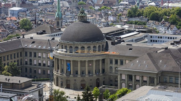 The main building of the Swiss Federal Institute of Technology, ETH, in Zurich, Switzerland, on June 28, 2018. (KEYSTONE/Christian Beutler)