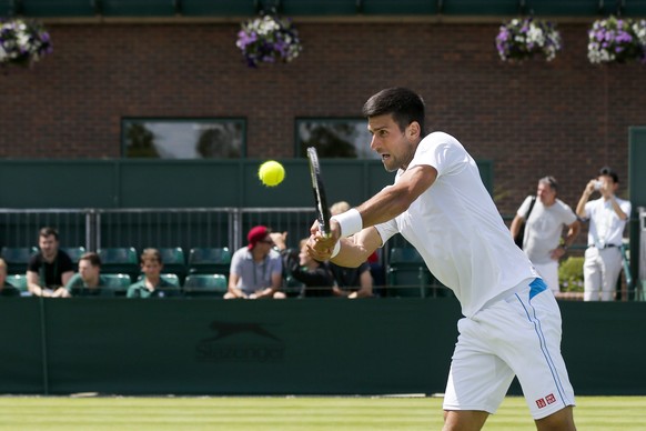 An den möglichen Halbfinalgegner Novak Djokovic denkt Roger Federer (noch?) nicht.