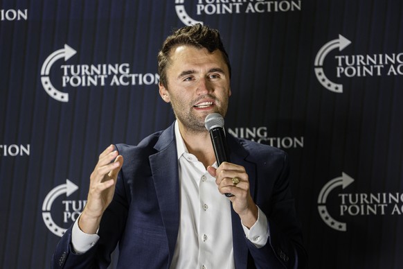 Charlie Kirk speaks during a town hall meeting Monday, March 17, 2025, in Oconomowoc, Wis. (AP Photo/Jeffrey Phelps)
Wisconsin Supreme Court