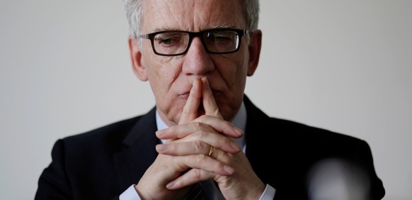 German Interior Minister Thomas de Maiziere during a Reuters interview in Berlin, Germany July 5, 2016. REUTERS/Joachim Herrmann