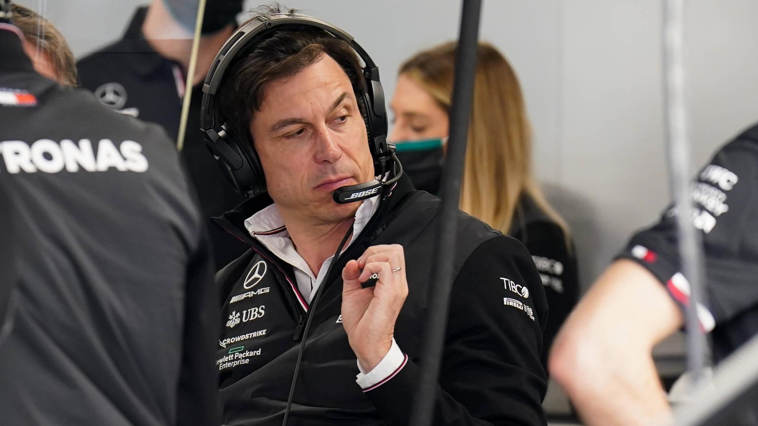 IMAGO / Every Second Media

FORMULA 1 PRE-SEASON TRACK SESSION 2022, 24/02/2022 Circuit de Barcelona-Catalunya, Montmelo, Spain on 24 February 2022 Team Principal Toto Wolff, Mercedes AMG Petronas Mot ...