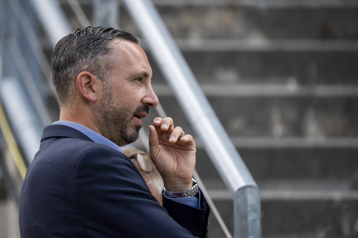 Le conseiller d'Etat Frédéric Favre en 2021 à Sion