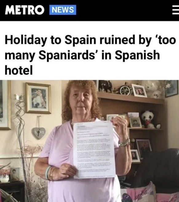 Faildienstag: Frau beklagt sich über Spanier in Spanien