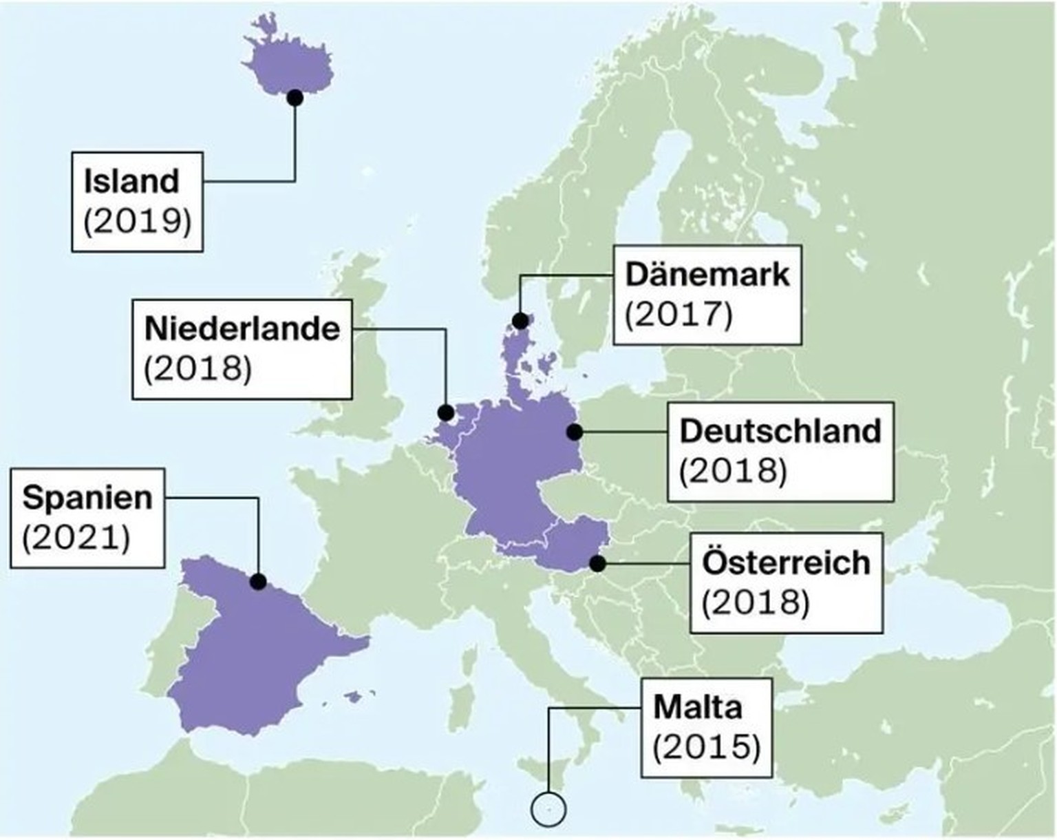 Diese Staaten anerkennen ein drittes Geschlecht