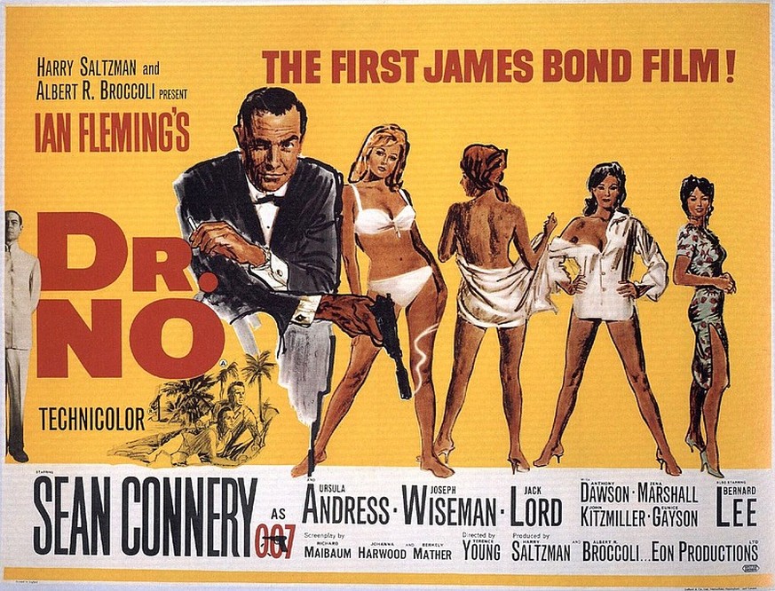 Dr. No james bond 007 sean connery https://www.kpbs.org/news/2012/nov/15/bond-james-bond/