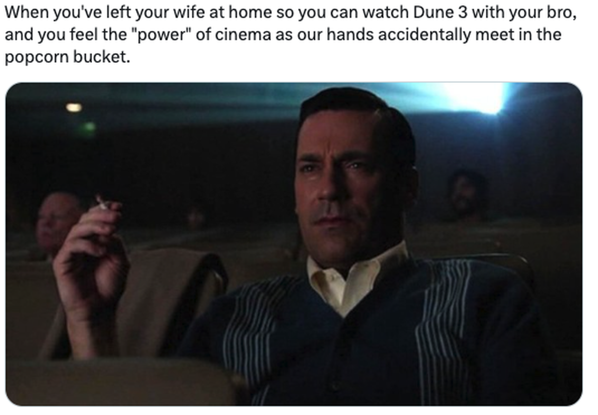 Meme im Kinosaal

https://x.com/cinfullliving/status/2115957875117801577