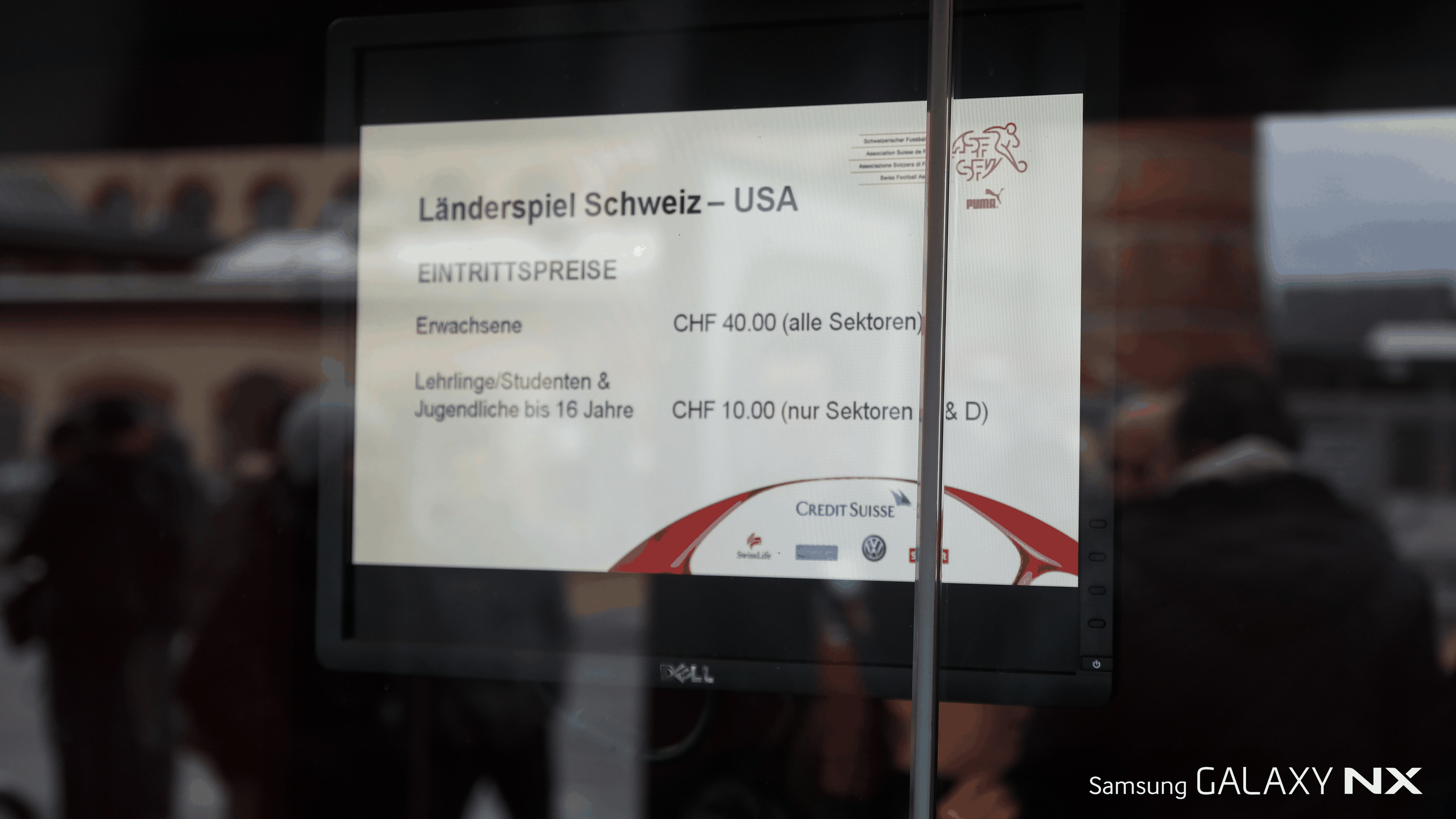 Der Blick ins Ticket-Office: Die Ticketpreise waren gestern absolut fair.
