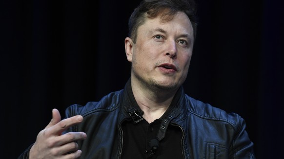 FILE - Tesla and SpaceX Chief Executive Officer Elon Musk speaks at the SATELLITE Conference and Exhibition in Washington, Monday, March 9, 2020. Twitter on Thursday, Dec. 16, 2022 suspended the accou ...