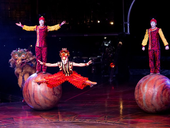 Das kanadische Unternehmen Cirque du Soleil hat sein Insolvenzverfahren verlassen und sieht f�r sein Gesch�ft wieder Licht am Ende des Tunnels. (Archivbild)