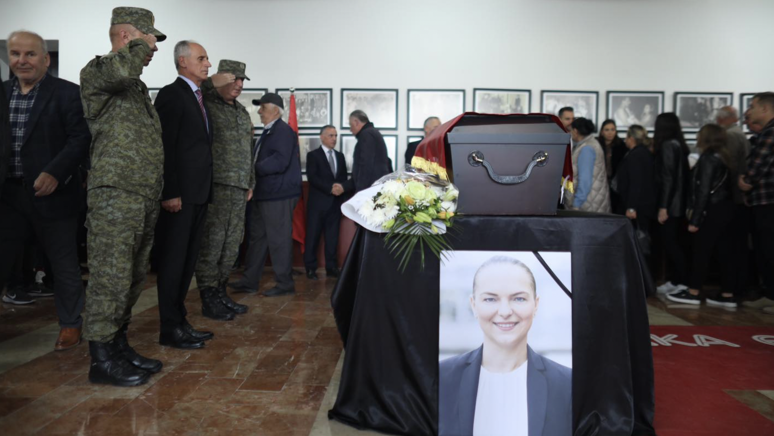 Staatsbegräbnis Shqipoja Isufi, Kosovo Gjilan 2022