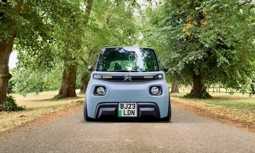 Citroen SLAMI – Josh Greswells slammed Citroen Ami. 
https://www.instagram.com/gresswells_