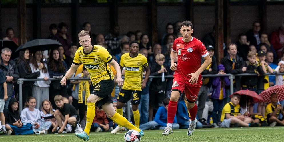Andri Rüegsegger am Burkhalter Cup 2023 gegen YB.