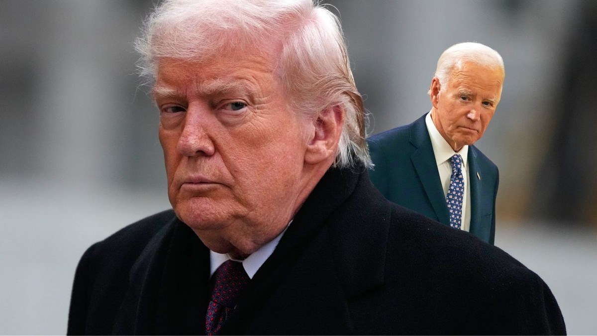 Donald Trump dresse un portrait flatteur d’une Amérique contestée et tombe de le même travers de Biden