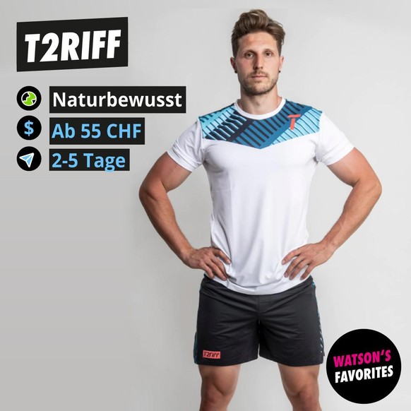 Die Sportbekleidung von T2RIFF