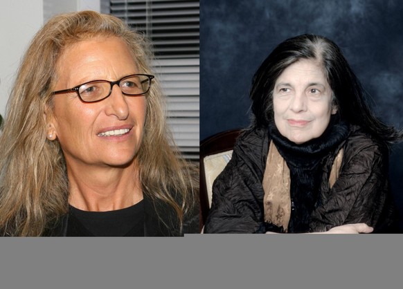 Anne Leibovitz (links) und Susan Sontag