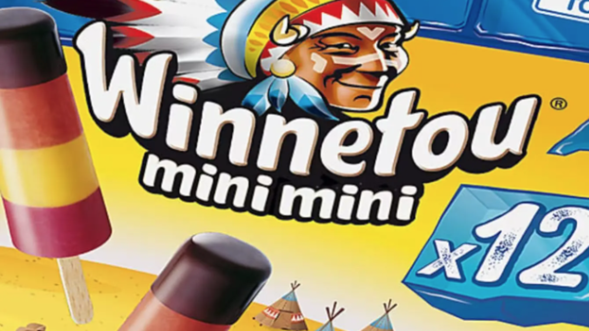 Die Winnetou-Glace im alten und im neuen Kleid.