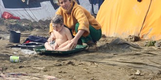 «This is not for humans» – eine Nacht im Flüchtlingscamp an der mazedonischen Grenze