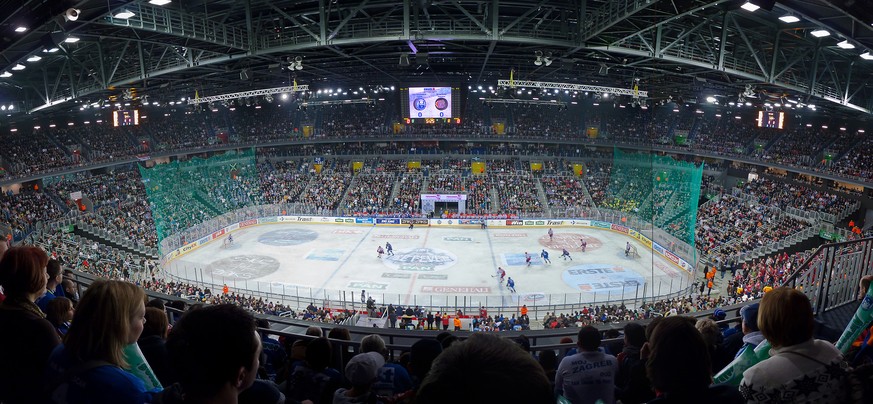 Die Hockey-Arena von&nbsp;Medveščak Zagreb.