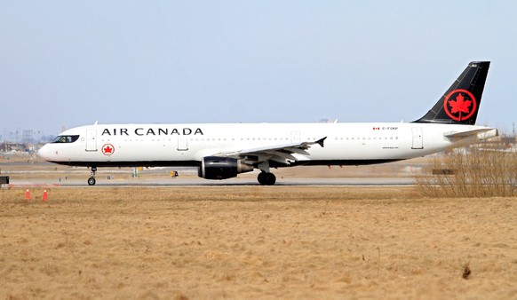 Aircraft Taxi To The Runway At Toronto Pearson International Airport An Air Canada flight taxis to the runway for takeoff at Toronto Pearson International Airport in Toronto, Canada, on March 23, 2025 ...