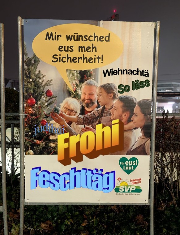 SVP-Plakat: das Photoshop-Battle