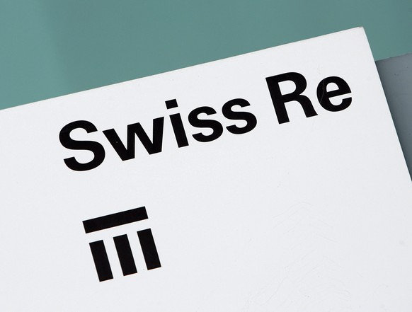 epa09020910 (FILE) - A file photograph showing the logo of the Swiss reinsurance company Swiss Re, at the main building of the company in Zurich, Switzerland, 19 November 2007 (reissued 18 February 20 ...