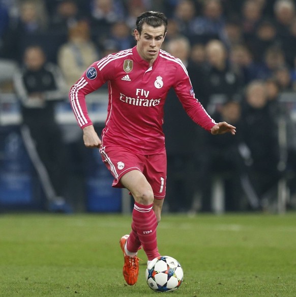 Gareth Bale (Real), FEBRUARY 18, 2015 - Football / Soccer : UEFA Champions League Round 16 match between FC Schalke 04 0-2 Real Madrid CF at the Arena AufSchalke in Gelsenkirchen, Germany. Noxthirdxpa ...