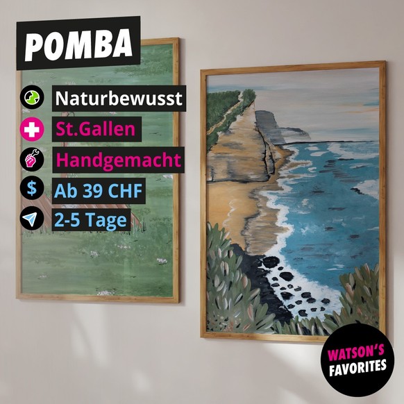 Eines der neuen Kunstwerke von Pomba.