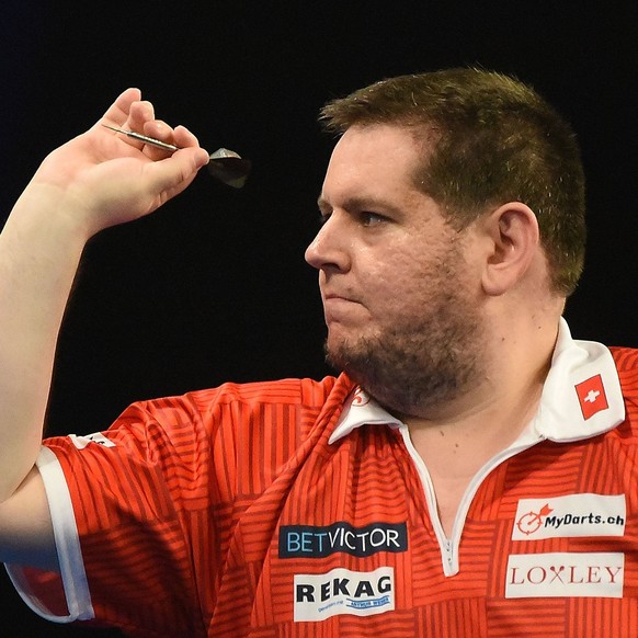 28.06.2024, xhbx, Dart World Cup of Darts 2024 Frankfurt, emspor, v.l. Stefan Bellmont Schweiz DFL/DFB REGULATIONS PROHIBIT ANY USE OF PHOTOGRAPHS as IMAGE SEQUENCES and/or QUASI-VIDEO Frankfurt am Ma ...