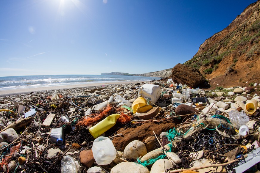 Umweltverschmutzung Garbage Plastikmüll Meeresverschmutzung Strand