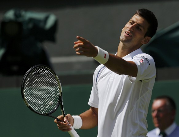 Novak Djokovic hatte keinen Grund, um sich zu ärgern.