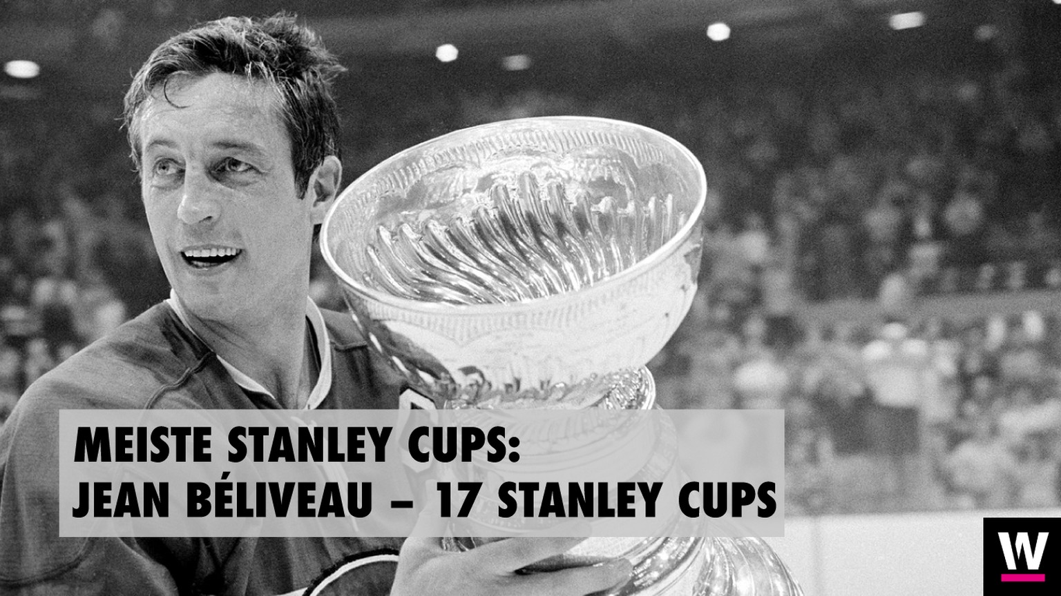 Jean Béliveau holte 10 Stanley Cups als Spieler der Montreal Canadiens und sieben weitere als Funktionär beim gleichen Team.
