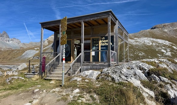 Flims Cassons Segnesboden Besucherpavillion